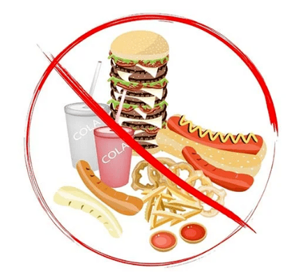 Evite los alimentos tratados